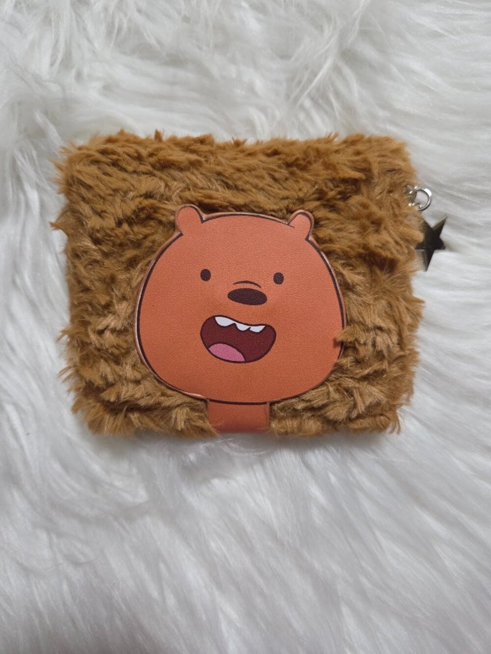 We Bare Bears Plush Card Wallet